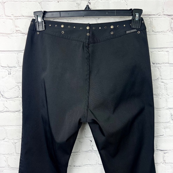 🏍 |•HARLEY-DAVIDSON•| Vintage Black Jeans/Pants Boot Cut - Picture 3 of 15
